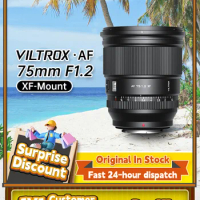 Viltrox 75mm F1.2 APS-C Frame Mirrorless Camera Auto Focus STM Standard Angle Lens for Fujifilm XT3 XT5 XT4 XH20 75 1.2 fujifilm