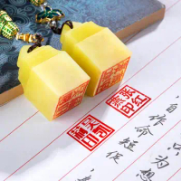 Chinese Calligraphy Seal, Personal Name Stamp,Custom Chinese Chop Free Chinese Name Translation Seal（2CM）.