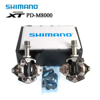 Shimano DEORE XT PD- M8000 Pedals Mountain Bike Self-locking Pedal With SH51 Cleats MTB Bicycle Components Racing Cycling Parts