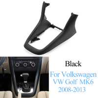 คอนโซลกลางรถ LHD RHD ปุ่มเปลี่ยนเกียร์ DSG ฝาครอบกรอบด้านนอกสำหรับ Volkswagen VW Golf 6 MK6 5K 08636