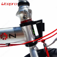 Litepro Folding Bike Front Bags Panniers Mount Adapter 51mm 87 - 98mm For Da-hon K3 k3plus Bya412 Sp8 Fnhon 1401 gust ka1618 etc