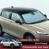 Car Sunshades UV Protection Cover For Honda HRV VEZEL 2015-2025 Window Curtain Sun Visor Windshield Car Accessories