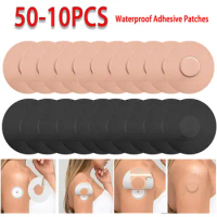 50-10Pcs Waterproof Adhesive Patches Freestyle Libre Patches Sports Sensor Stickers Breathable Waterproof Adhesive Patches Tape