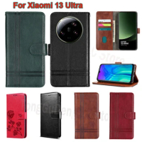 Vintage Leather Case For Xiaomi 13 Ultra Funda Protection Wallet Flip Phone Cover For Capinha Xiaomi 13 Ultra 13Ultra Coque Etui