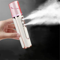 Portable Nano Spray Mist Handy Facial Steamer Mister Usb Rechargeable Face Moisturize Hydrating Sprayer Device Beauty Instrume