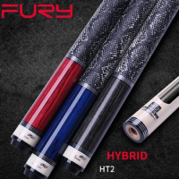 FURY TW New Arrival Carbon Billiard Pool Cue Stick 12.5mm with Pool Cue Case Set Lizard Grain Leather Handle TW3