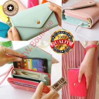 Diskon Dompet Wanita Murah Impor Multifungsi Walet Coin Card Hp (Af Ta 26)