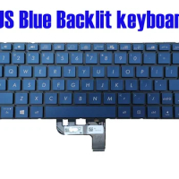 US Blue Backlit keyboard for Asus Zenbook 13'' UX334F UX334FA UX334FL UX334FLC UX333FAC UX333FLC