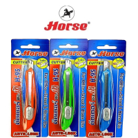 HORSE ตราม้า มีดคัตเตอร์ตัดกระดาษ H-95 AUTO-LOCK จำนวน 1 อัน