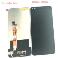 For Realme 6 pro LCD Screen Display+Touch Screen Digitizer realme6 pro Replacement real me 6pro RMX2061 RMX2063 Parts
