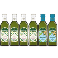 【Olitalia奧利塔】特級初榨橄欖油x2瓶+玄米油x2瓶(1000mlx4瓶-禮盒組)