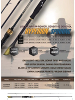 Joran Charm HYPERION | Joran Spinning dan BC Solid Carbon