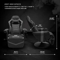 RESPAWN 900 Gaming Recliner - Video Games Console Recliner Chair, Computer Recliner, Adjustable Leg Rest and Recline, Recliner w