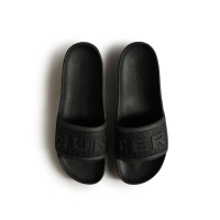 【HUNTER】男鞋-Bloom Algae輕量平板拖鞋(黑色)