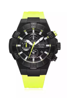 Alexandre Christie Jam Tangan Pria Alexandre Christie Chronograph AC 6649 MC RIPBALE Men Rubber Stra