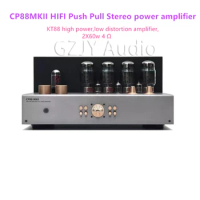 Excellent HIFI Push Pull Stereo Power Amplifier, KT88 Low Distortion Amplifier, 2X60W 4Ω,KT88*4. 12AT7*2. 6N1P*1.GZ34*1