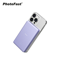 【PhotoFast】Mag Slim 超薄磁吸無線行動電源 10000mAh- 微光紫