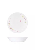 Corelle Corelle Vitrelle Glass 4 Pcs Dessert Bowls / Floral Designed Bowls / Break Resistant / Lightweight - Sakura