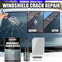 Windshield Repair Kit Lem Kaca Mobil Retak Kaca HP LCD Keramik Aquarium Perekat Kaca Super Kuat Tanp
