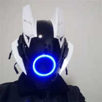 Punk Mask Helmet Cosplay for motorcycle Men and Women, Cool Mask Techwear,  Full-Face Mask Costume Accessory