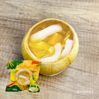 【蝦拼海鮮】100%純天然 冷凍泰國香水椰子果凍 芒果波羅蜜(300g/顆)