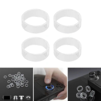 4Pcs Joystick Elastic Guard Ring Invisible Ring Silicone Ring Cover for Steam-Deck / PS5- / PS4- / Switch-PRO Controller