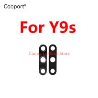 2pcs Rear Back Camera Glass Lens Cover For Huawei Y9S with Ahesive Sticker Replacement Parts