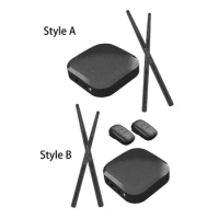Electronic Drums Support Headphones Air Drum Set Air Drum Sticks for Christmas Children's Day Music Lover Drummer Kids