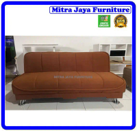 Sofabed Beludru Model Simple Elegan nyaman & Empuk / Mitra Jaya Furniture