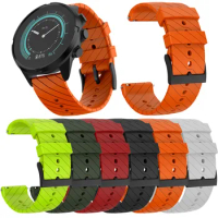 Sports Soft Silicone Replacement Band Strap Quick Release WristStrap Watch Band Accessories for Suunto 9/9 Baro Copper Watch