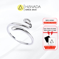 Nhẫn Bạc 925 Hanada Con Vật Rắn Freesize 0708 N02