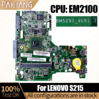 For LENOVO S215 Notebook Mainboard BM5291 EM2100 11S90003358ZZ Laptop Motherboard Full Tested