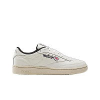 Reebok Club C 85 [100074477] 男 休閒鞋 經典 復古 網球鞋 簡約 舒適 百搭 米白 黑