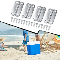 Cooler Hinges Revive Your For Igloo Cooler with 4 Pack Replacement Hinges and Screws Made of Sturdy Stainless Steel