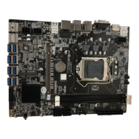 B250C BTC Motherboard 8 PCIE USB3.0 LGA 1151 Memory DDR3 BTC Mining Motherboard