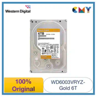100% Original Western Digital WD Gold 6TB 3.5 HDD Enterprise Hard Drive SATA 7200 rpm WD6003VRYZ