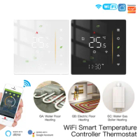 Moes Tuya Smart Home Wifi Smart Life Thermostat Switch Water Heating Electric Heating Boiler Floor Heating Energy-Saving Switch