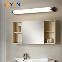 European Style Led Mirror Headlight V-shaped Bathroom Wall Lamp Mirror Painting Aluminum Mirror Cabinet Lamp Wall Decor Lamp