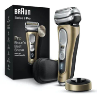 Braun Electric Razor for Men, Waterproof Foil Shaver,Series 9 Pro 9419s,Wet &amp; Dry Shave, with ProLift Beard Trimmer for Grooming