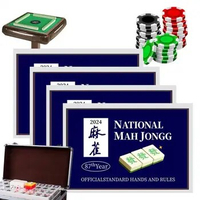 National Mah Jongg League Cards 4 Pcs National Mah Jongg League Card Set Official Standard Hands And Rules Mahjong Scorecard