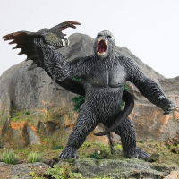 ใหม่ Big Gorilla กับ Snake Python Chimpanzee Savage Action Figure ของเล่น Gorilla Collection โต๊ะตกแต่งเด็กของขวัญ Toys