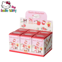 Sanrio Blind Box Genuine MINISO MyMelody Cinnamoroll Strawberry Estate Series Cartoon Character Model Collection Decoration Doll