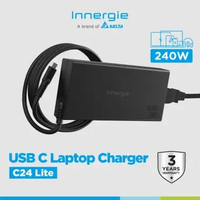 Innergie 240W Pro Laptop Power Adapter USB-C PD Charger Laptop Gaming & Workstation Fast Charge