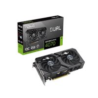 【ASUS 華碩】DUAL-RTX4070-O12GD6 EVO 顯示卡+海盜船 iCUE H100i ELITE CAPELLIX 240水冷