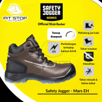 Sepatu Safety Jogger Mars EH Mid Tahan Listrik Composite Free Metal Proyek Keselamatan Kerja Shoes