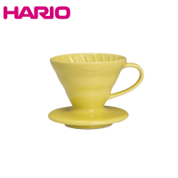 HARIO V60檸檬黃01彩虹磁石濾杯(1-2杯份) VDC-01-YEL-EX