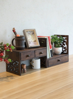 創意復古實木架子桌面置物架學生書桌桌上書架飄窗收納簡易小書柜