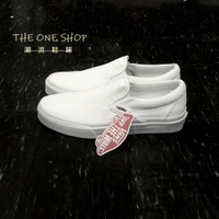 TheOneShop VANS Classic Slip On True White 懶人鞋 白色 全白 帆布 基本款 滑板鞋 VN000EYEW00