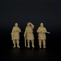 1/72 (German) Winter Mounted Infantry 3 Person Genome (Miniature Soldier)