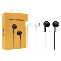 【realme】RMA2001 原廠盒裝 / 真我Buds Classic 經典版線控耳機 3.5mm(黑色、白色)